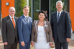 Das Präsidium der Handwerkskammer Erfurt: Vizepräsident Thomas Erdmann, Präsident Stefan Lobenstein, Vizepräsidentin Bärbel Kritzmann und Hauptgeschäftsführer Thomas Malcherek (v.l.).