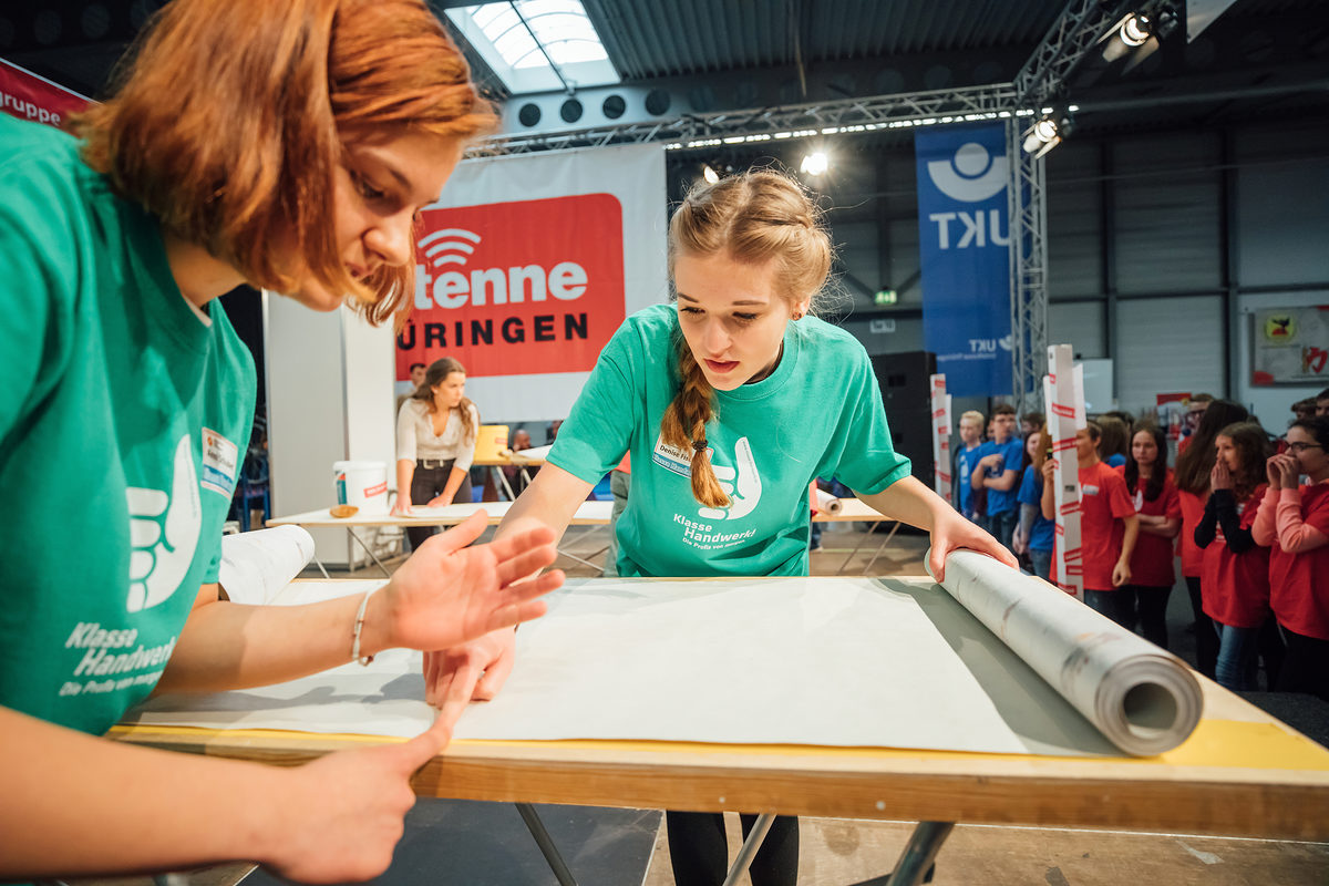 In einem spannenden Wettkampffinale zwischen drei Klassen erkämpfte sich 2017 die Klasse 8 der Goethe Schule Schalkau Platz eins.