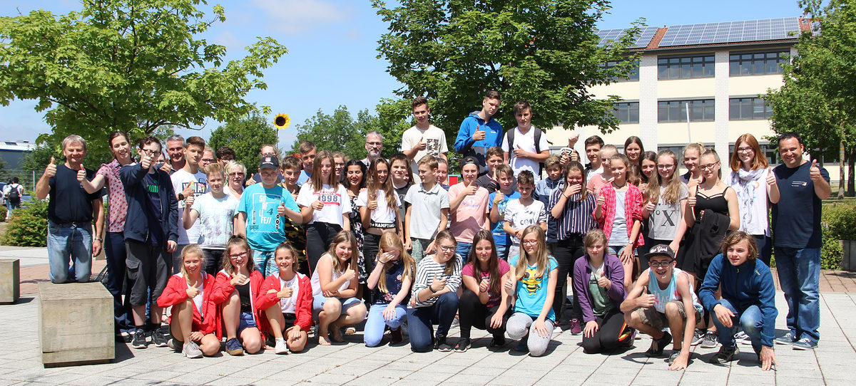 Teilnehmer des MINT-Sommercamps 2018 Handwerkskammer Erfurt MINT Sommercamp 2018