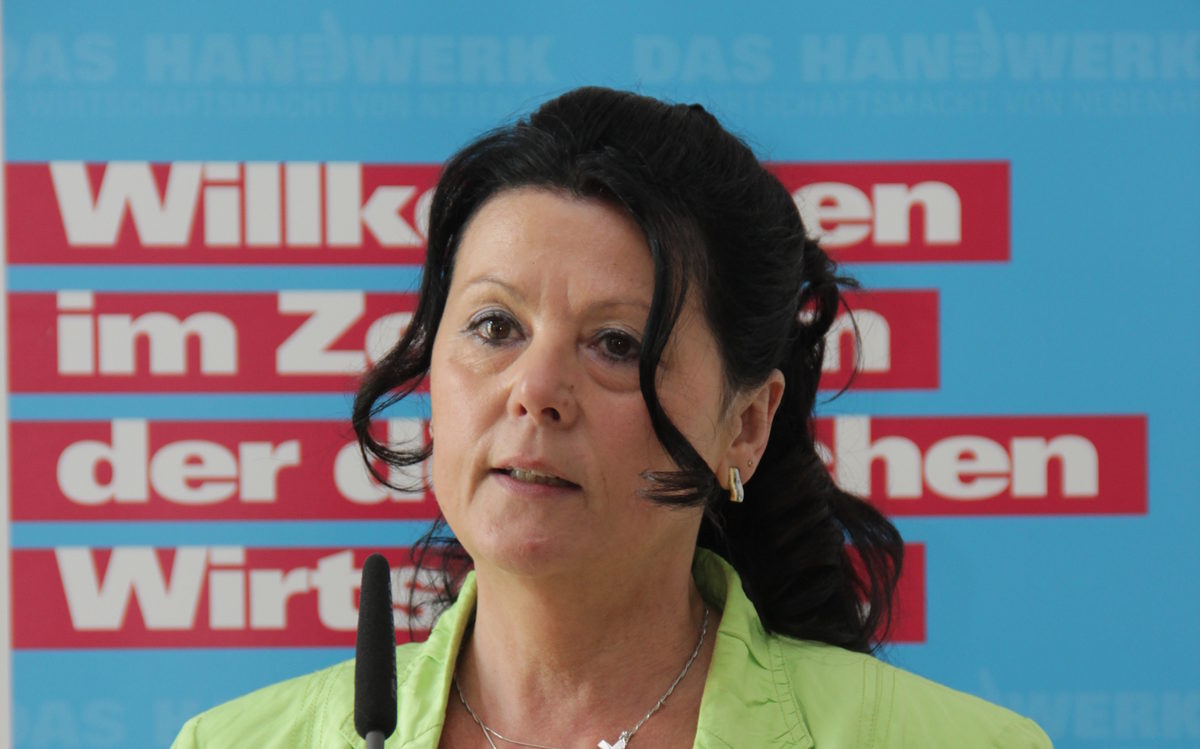 Bärbel Kritzmann ist Vizepräsidentin in der Vollversammlung der Handwerkskammer Erfurt. Bärbel Kritzmann ist Vizepräsidentin in der Vollversammlung der Handwerkskammer Erfurt.