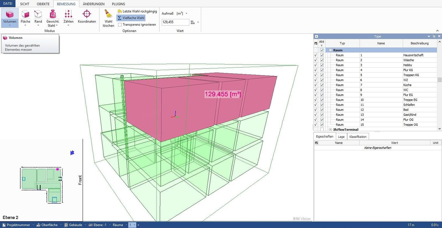 RaummodellundBemessungstoolBIMVision