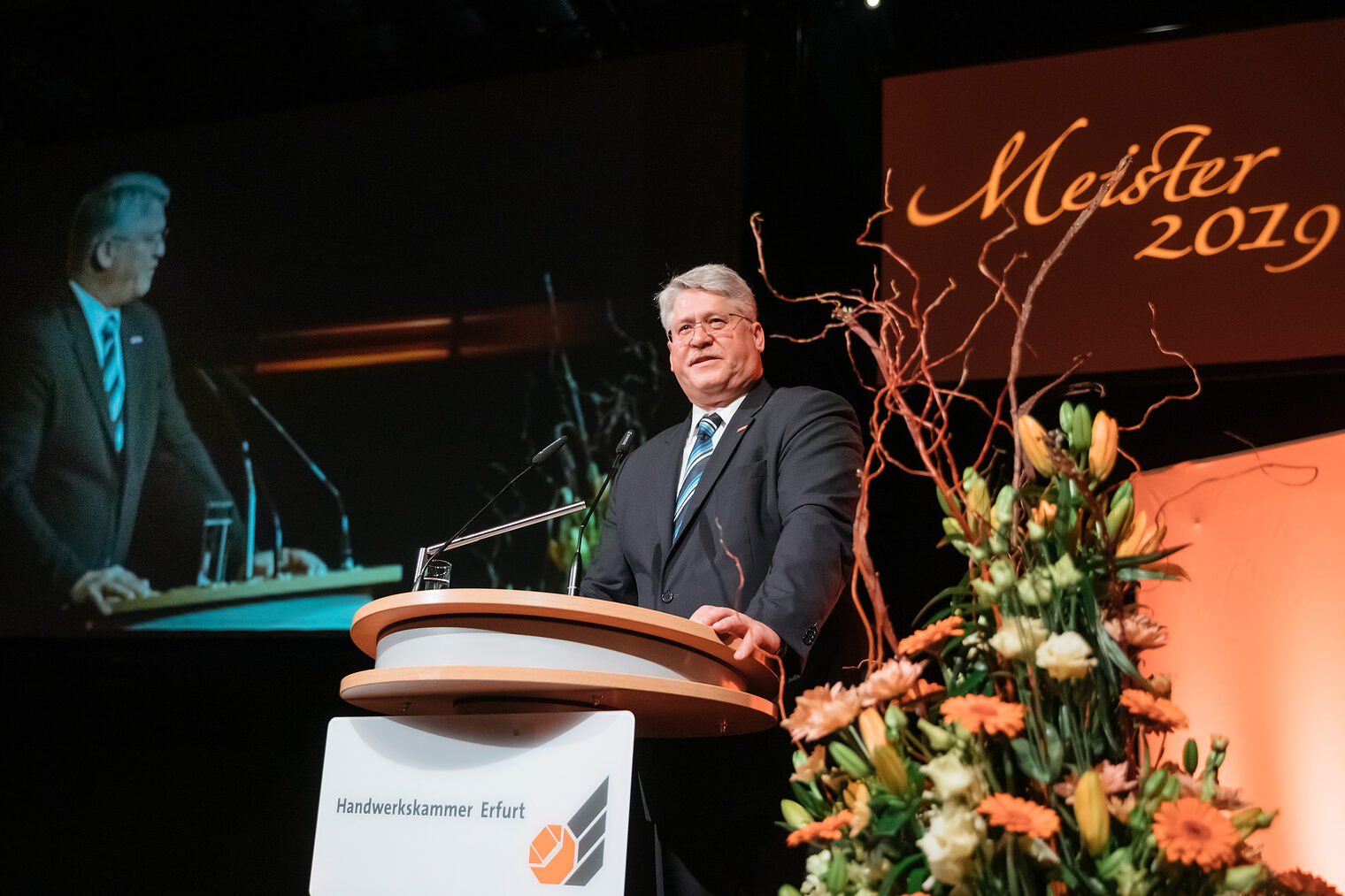 Meisterfeier der Handwerkskammer Erfurt am 23.02.2019 auf der Messe Erfurt (Thüringen). Foto: HWK/Michael Reichel Schlagwort(e): lth, Handwerk, HWK