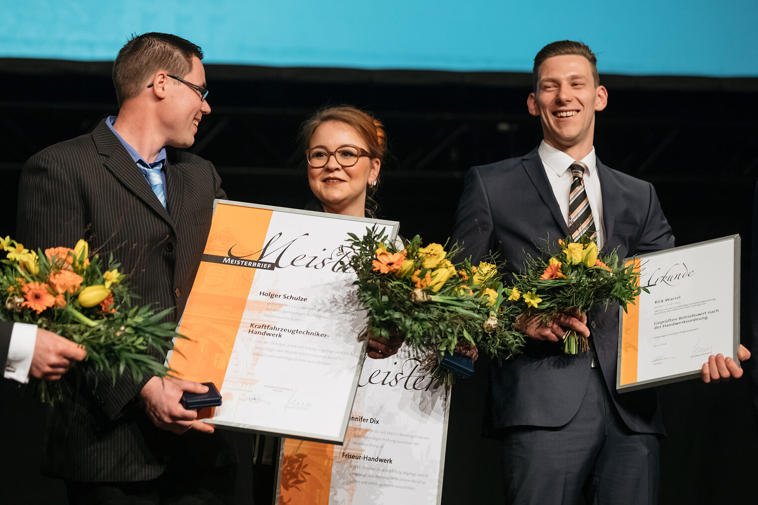 Meisterfeier der Handwerkskammer Erfurt am 23.02.2019 auf der Messe Erfurt (Thüringen). Foto: HWK/Michael Reichel Schlagwort(e): lth, Handwerk, HWK