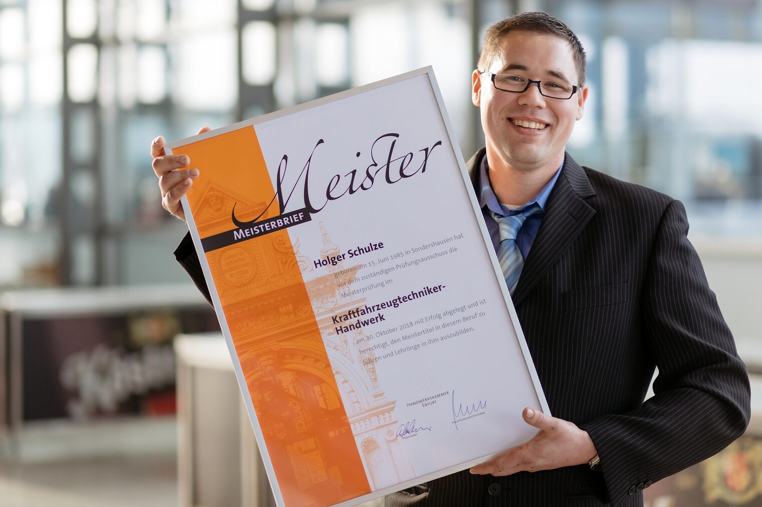 Meisterfeier der Handwerkskammer Erfurt am 23.02.2019 auf der Messe Erfurt (Thüringen). Foto: HWK/Michael Reichel Schlagwort(e): lth, Handwerk, HWK