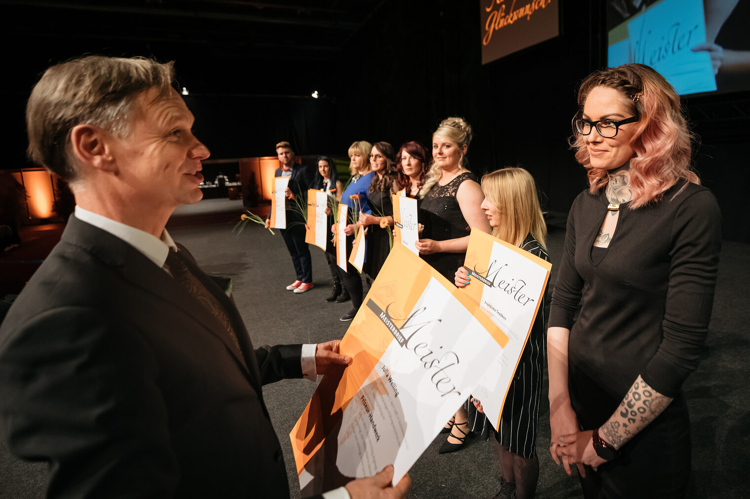 Meisterfeier der Handwerkskammer Erfurt am 23.02.2019 auf der Messe Erfurt (Thüringen). Foto: HWK/Michael Reichel Schlagwort(e): lth, Handwerk, HWK