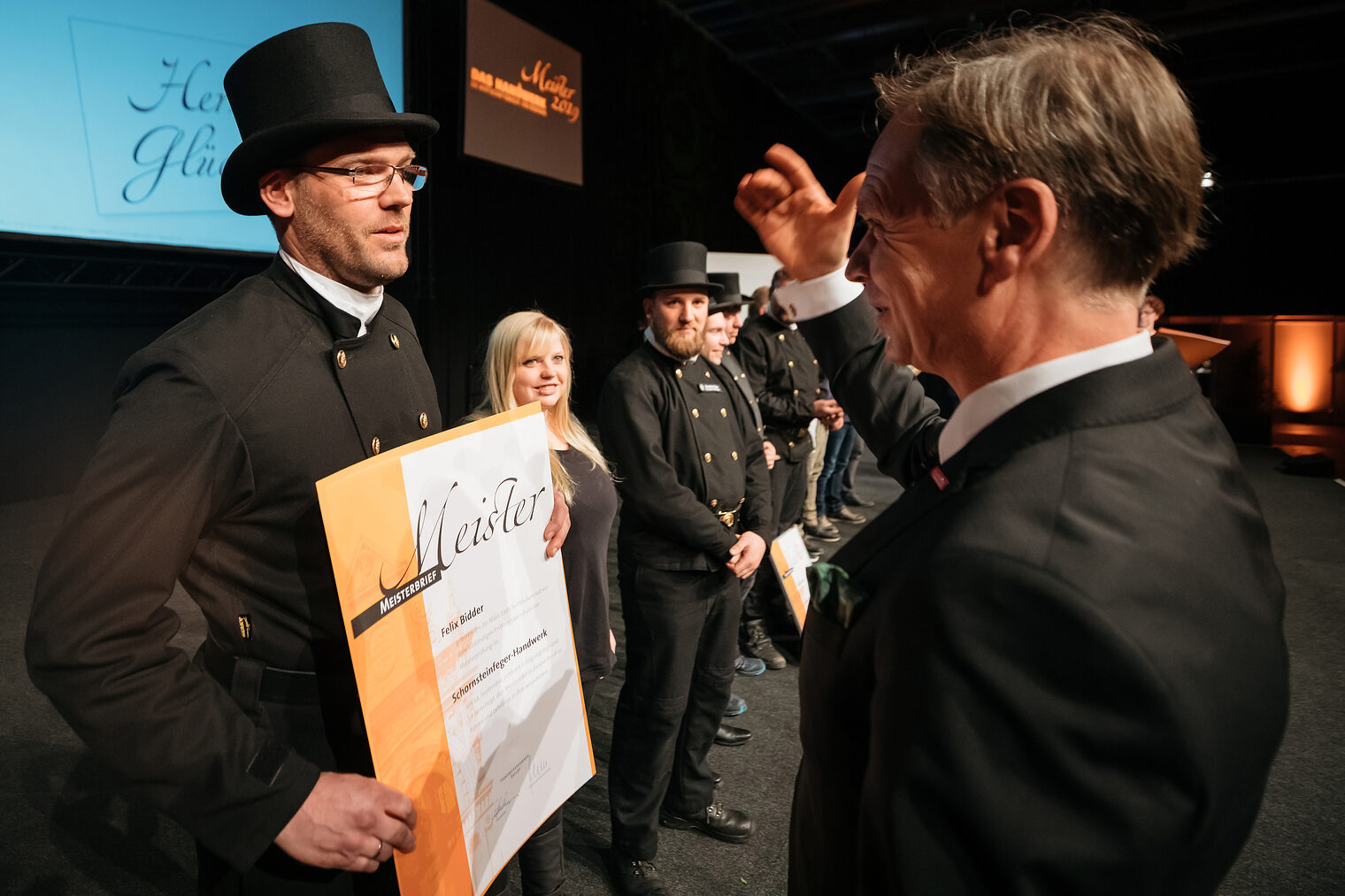 Meisterfeier der Handwerkskammer Erfurt am 23.02.2019 auf der Messe Erfurt (Thüringen). Foto: HWK/Michael Reichel Schlagwort(e): lth, Handwerk, HWK