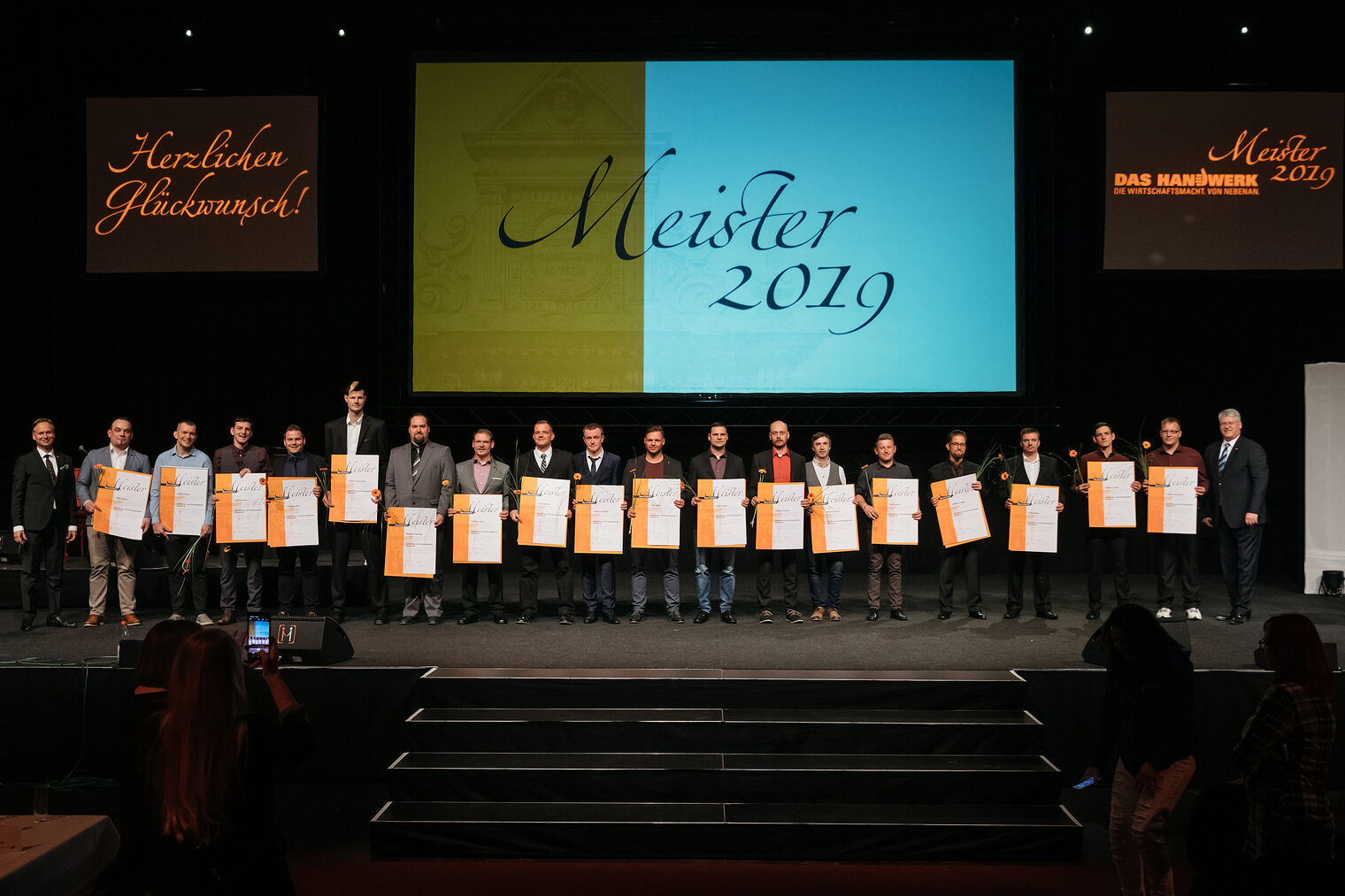 Meisterfeier der Handwerkskammer Erfurt am 23.02.2019 auf der Messe Erfurt (Thüringen). Foto: HWK/Michael Reichel Schlagwort(e): lth, Handwerk, HWK