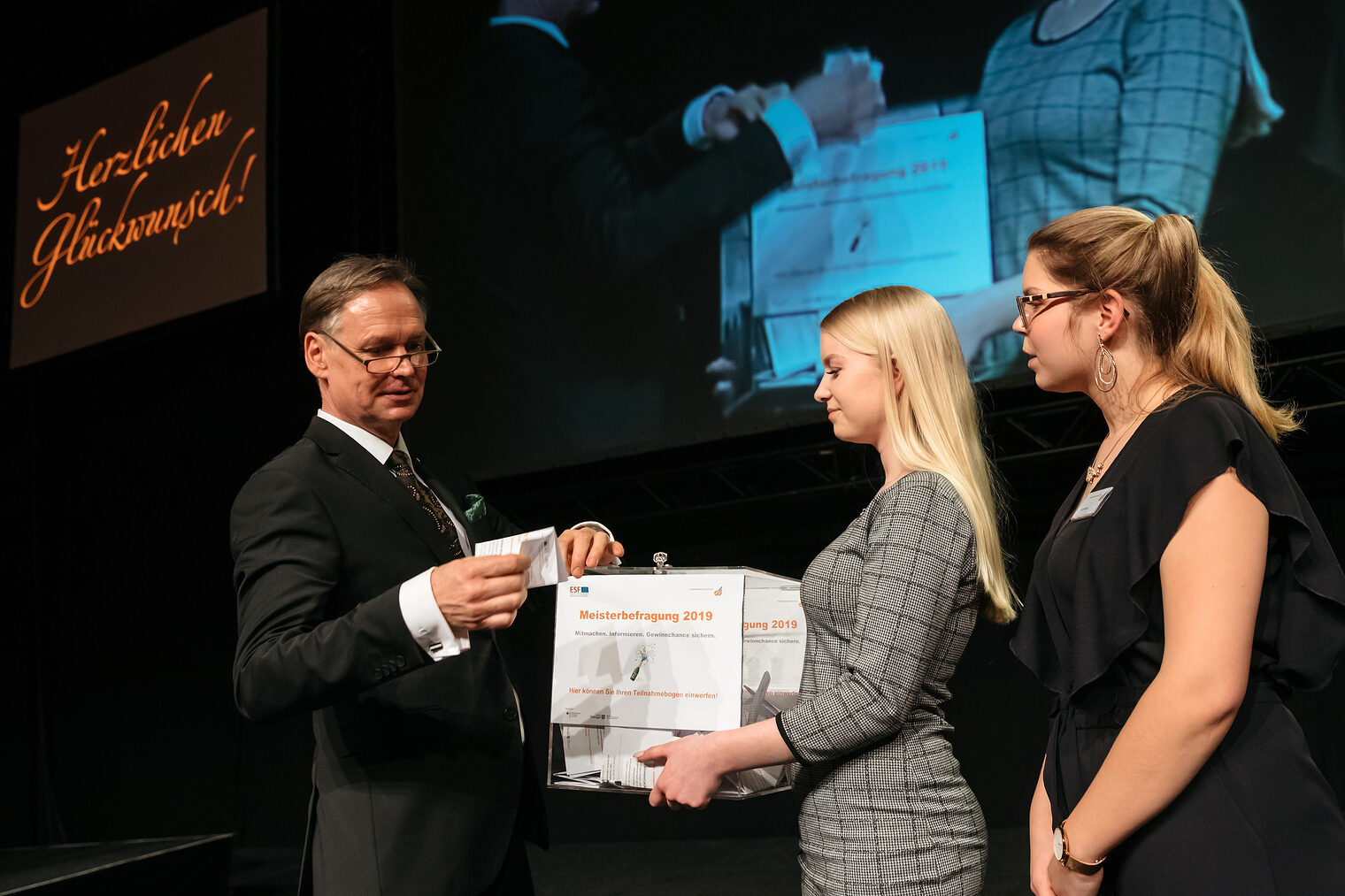 Meisterfeier der Handwerkskammer Erfurt am 23.02.2019 auf der Messe Erfurt (Thüringen). Foto: HWK/Michael Reichel Schlagwort(e): lth, Handwerk, HWK