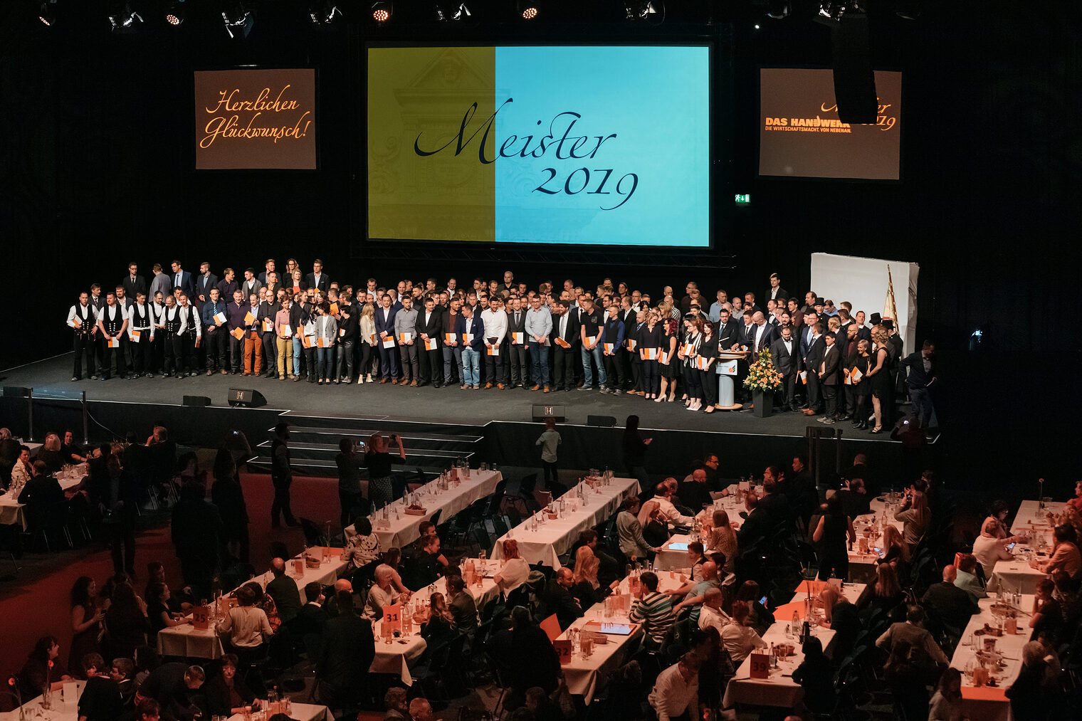 Meisterfeier der Handwerkskammer Erfurt am 23.02.2019 auf der Messe Erfurt (Thüringen). Foto: HWK/Michael Reichel Schlagwort(e): lth, Handwerk, HWK