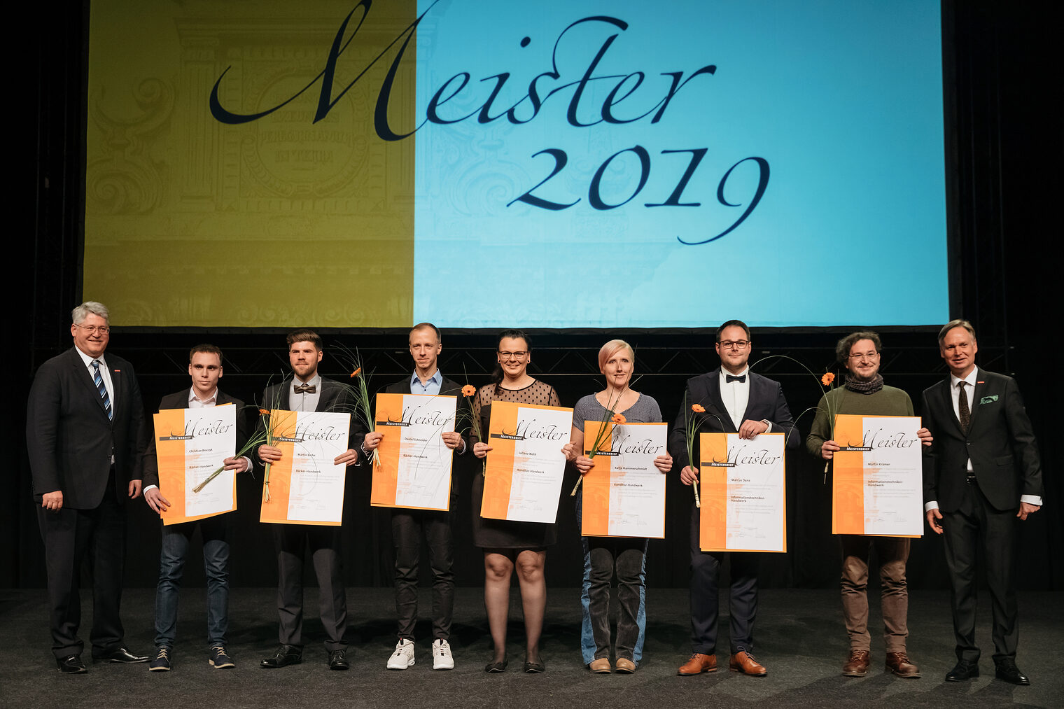 Meisterfeier der Handwerkskammer Erfurt am 23.02.2019 auf der Messe Erfurt (Thüringen). Foto: HWK/Michael Reichel Schlagwort(e): lth, Handwerk, HWK