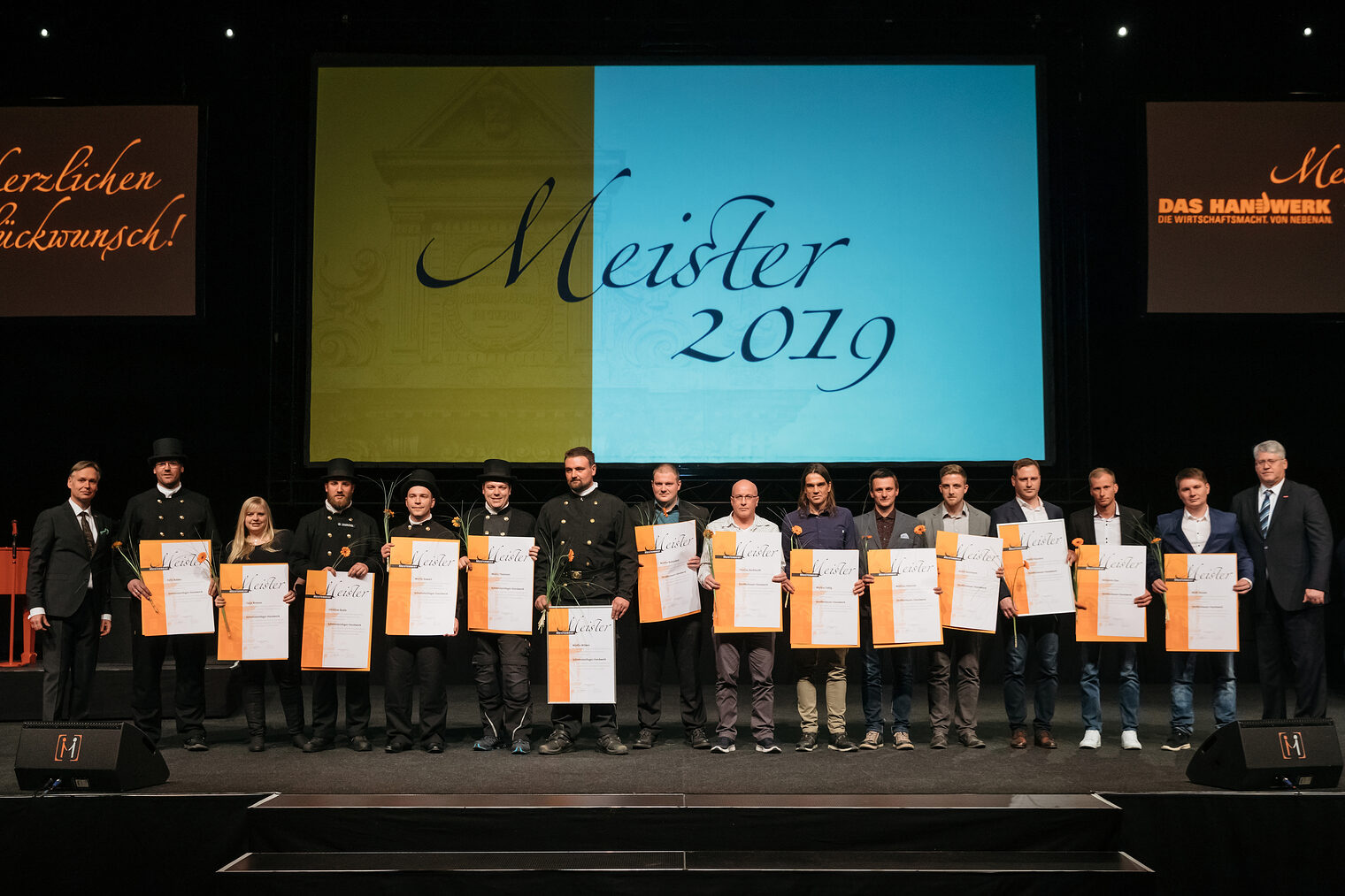 Meisterfeier der Handwerkskammer Erfurt am 23.02.2019 auf der Messe Erfurt (Thüringen). Foto: HWK/Michael Reichel Schlagwort(e): lth, Handwerk, HWK