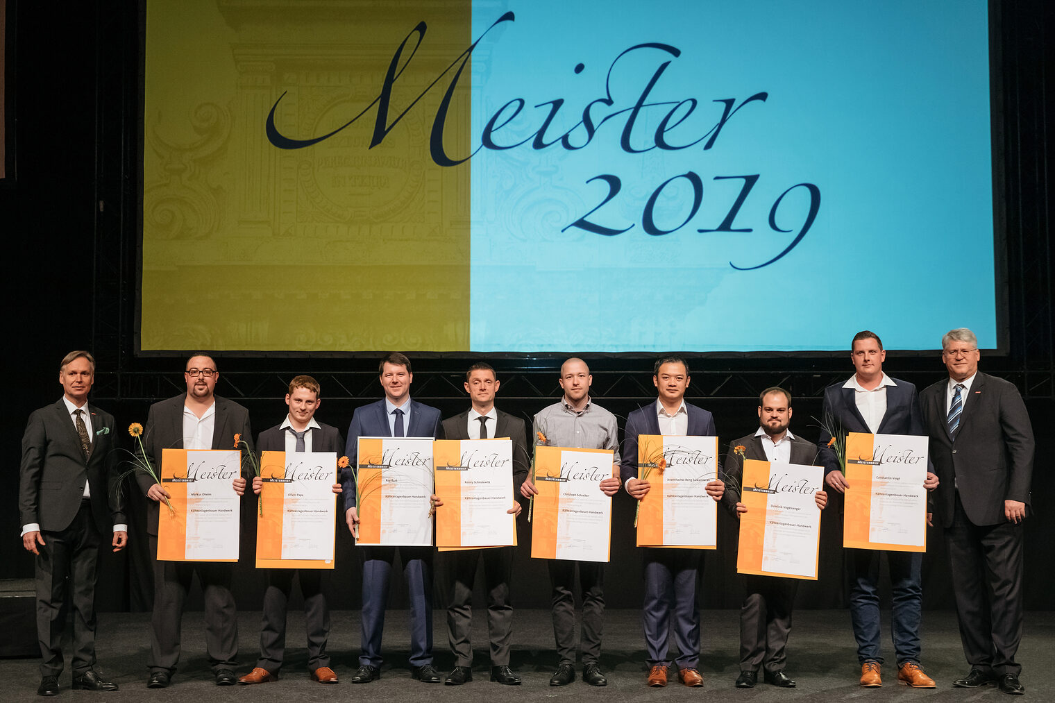 Meisterfeier der Handwerkskammer Erfurt am 23.02.2019 auf der Messe Erfurt (Thüringen). Foto: HWK/Michael Reichel Schlagwort(e): lth, Handwerk, HWK