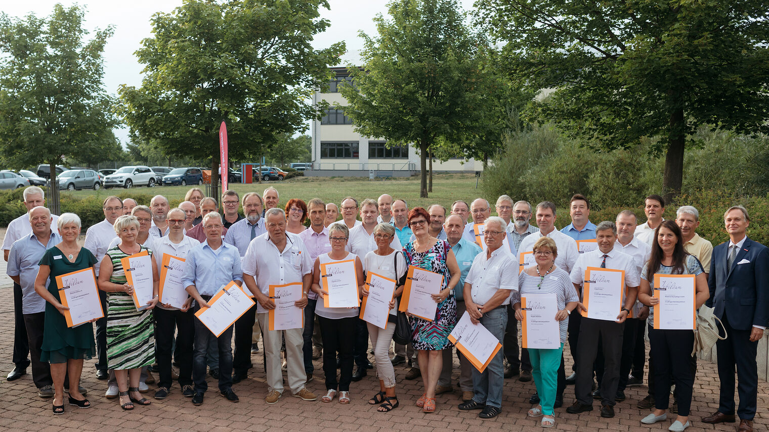 Ehrung von Betriebsjubilaren des Handwerks durch Präsident Stefan Lobenstein am 07.08.2018 in Erfurt (Thüringen) . Foto: Michael Reichel / arifoto.de Schlagwort(e): lth, Handwerk, Ehrungen