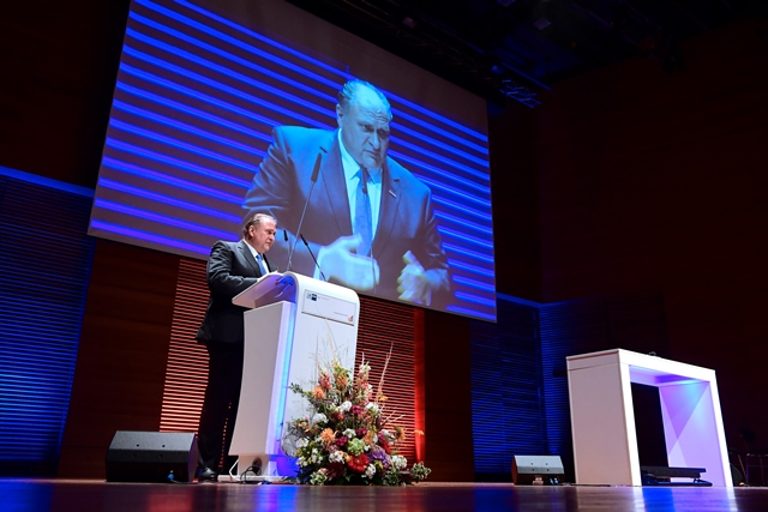 Impressionen vom Gemeinsamen Jahresempfang der Industrie- und Handelskammer Erfurt und Handwerkskammer Erfurt am 29. August 2019 im congress centrum neue weimarhalle in Weimar 