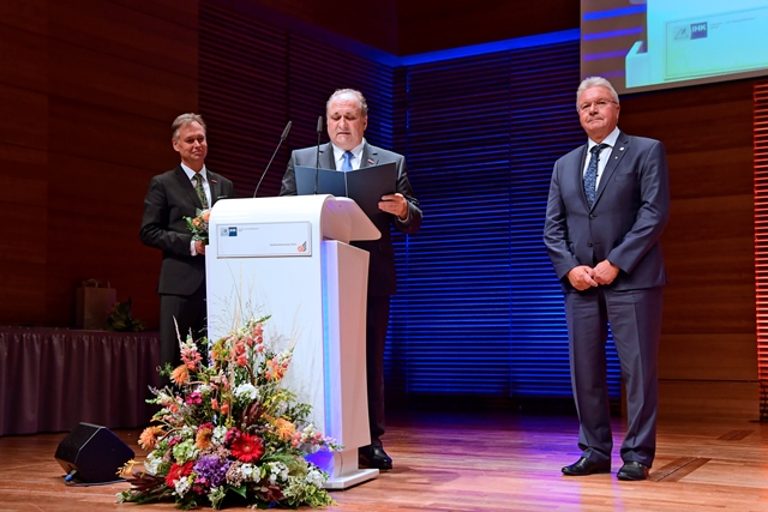 Impressionen vom Gemeinsamen Jahresempfang der Industrie- und Handelskammer Erfurt und Handwerkskammer Erfurt am 29. August 2019 im congress centrum neue weimarhalle in Weimar 