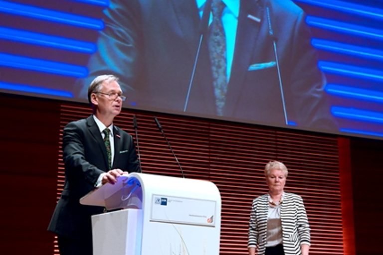 Impressionen vom Gemeinsamen Jahresempfang der Industrie- und Handelskammer Erfurt und Handwerkskammer Erfurt am 29. August 2019 im congress centrum neue weimarhalle in Weimar 