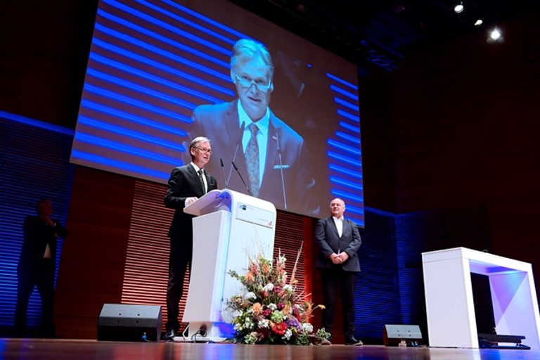 Impressionen vom Gemeinsamen Jahresempfang der Industrie- und Handelskammer Erfurt und Handwerkskammer Erfurt am 29. August 2019 im congress centrum neue weimarhalle in Weimar 