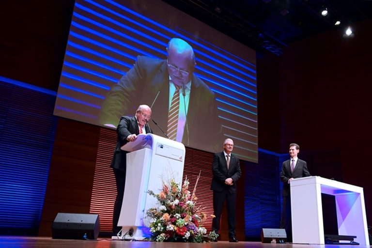 Impressionen vom Gemeinsamen Jahresempfang der Industrie- und Handelskammer Erfurt und Handwerkskammer Erfurt am 29. August 2019 im congress centrum neue weimarhalle in Weimar 