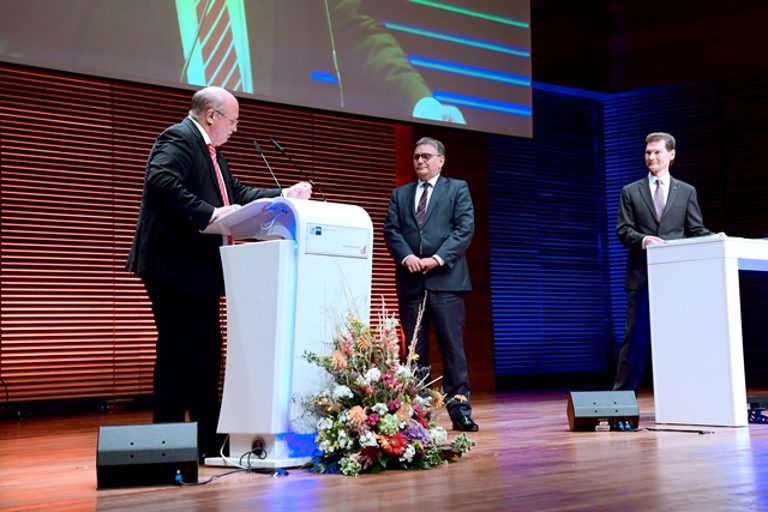 Impressionen vom Gemeinsamen Jahresempfang der Industrie- und Handelskammer Erfurt und Handwerkskammer Erfurt am 29. August 2019 im congress centrum neue weimarhalle in Weimar 