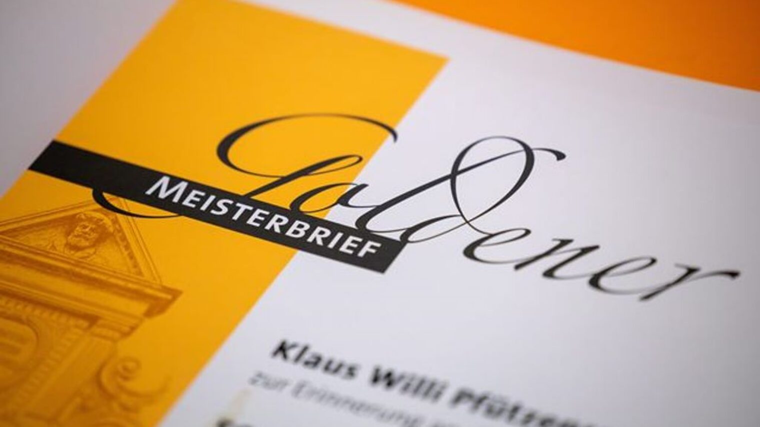 Goldener Meisterbrief