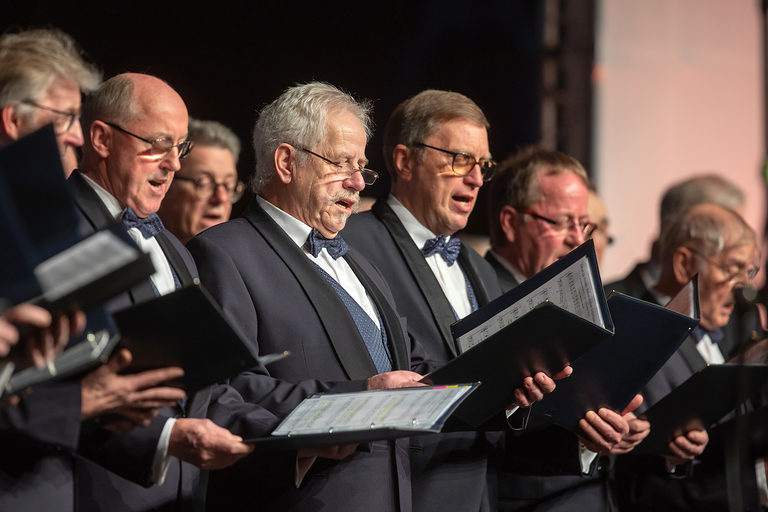 08.02.2020, Erfurt: Meisterfeier der Handwerkskammer Erfurt auf der Messe. Schlagwort(e): lth Handwerk Meister