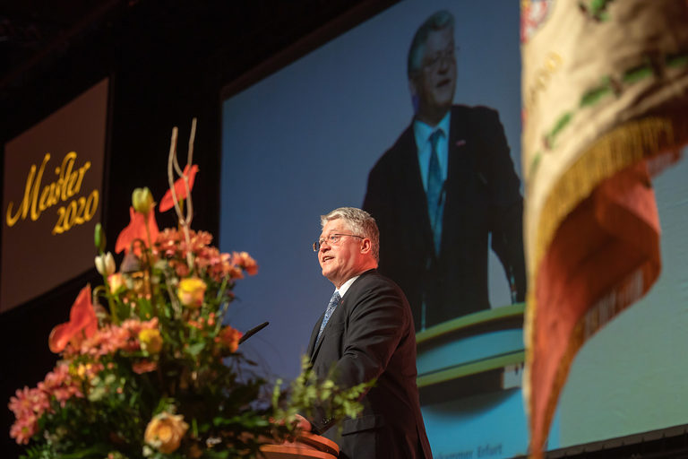 08.02.2020, Erfurt: Meisterfeier der Handwerkskammer Erfurt auf der Messe. Schlagwort(e): lth Handwerk Meister