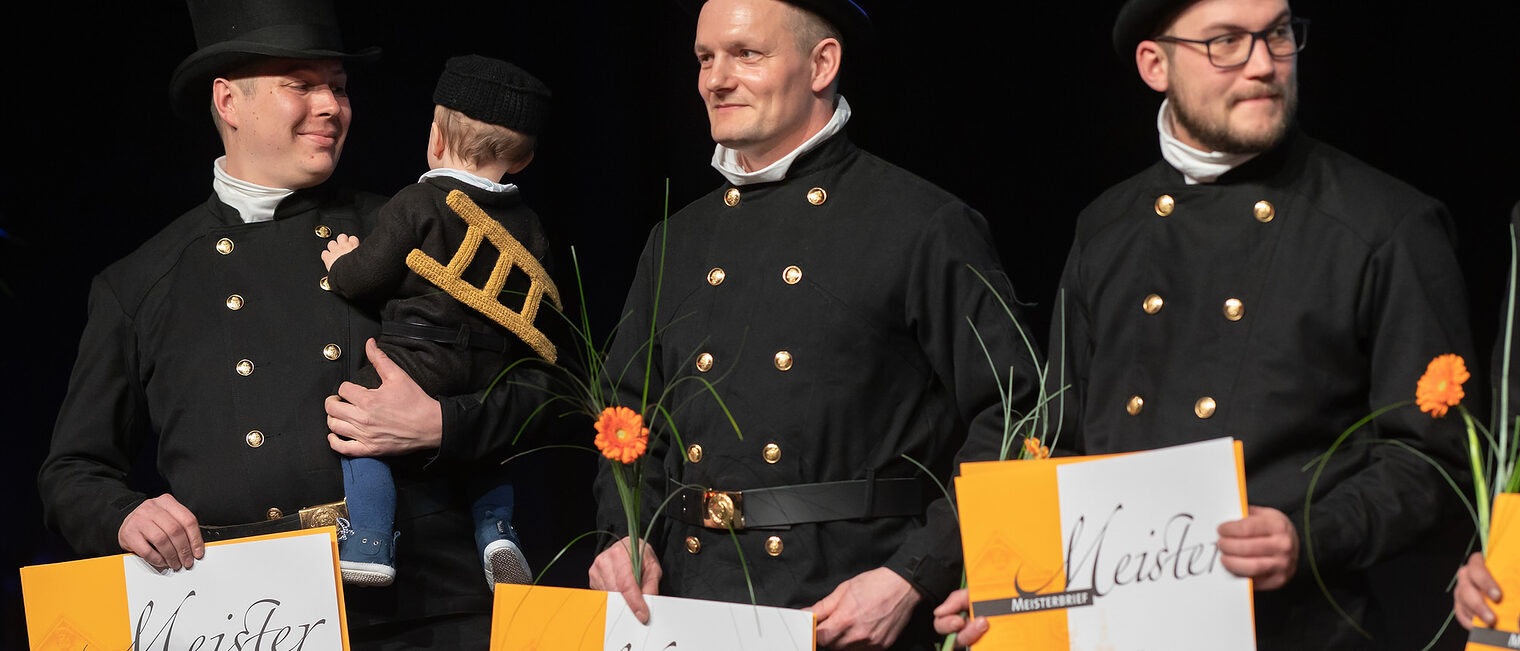 08.02.2020, Erfurt: Meisterfeier der Handwerkskammer Erfurt auf der Messe. Schlagwort(e): lth Handwerk Meister