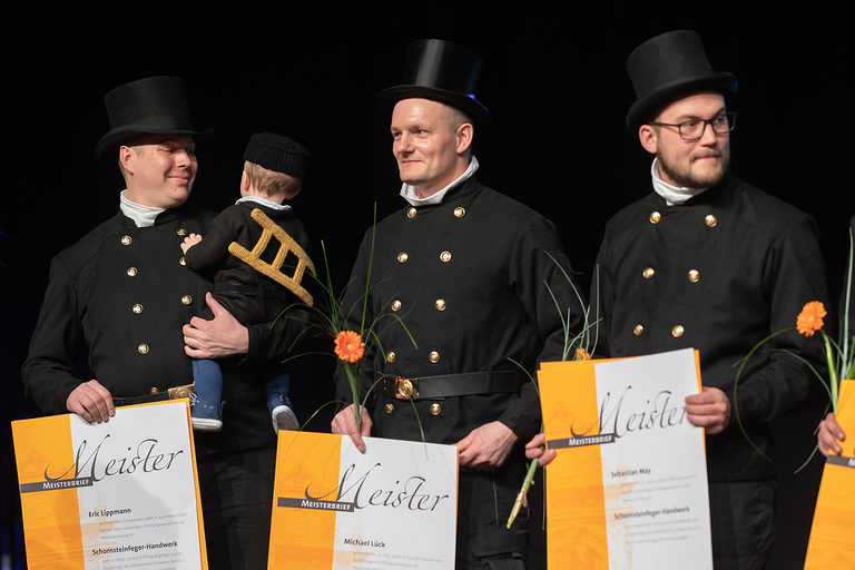 08.02.2020, Erfurt: Meisterfeier der Handwerkskammer Erfurt auf der Messe. Schlagwort(e): lth Handwerk Meister