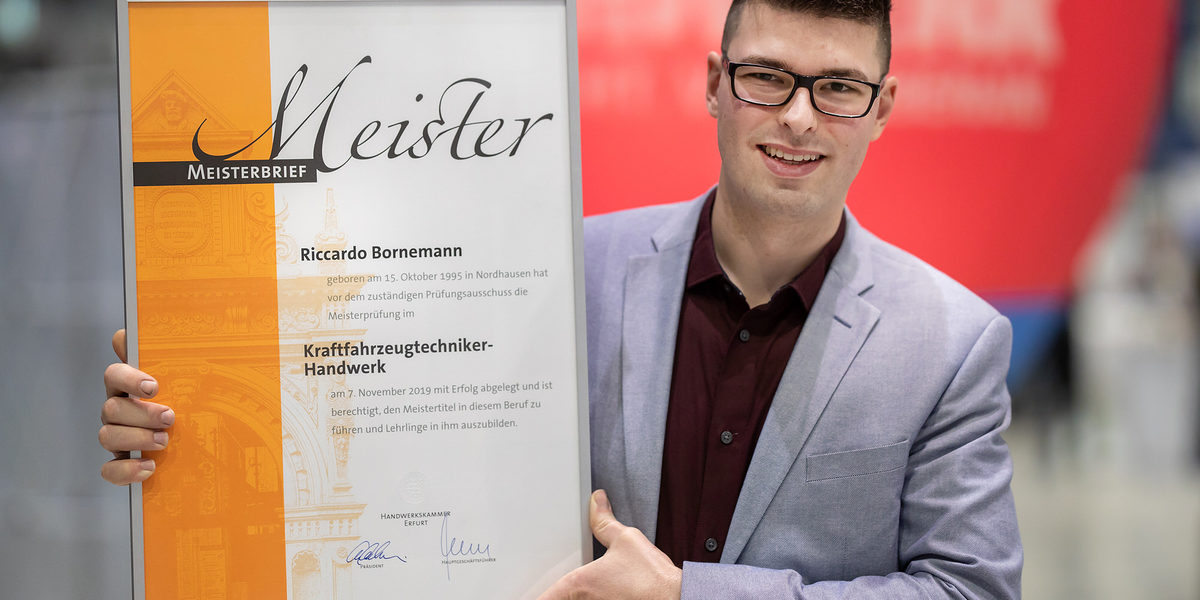 08.02.2020, Erfurt: Meisterfeier der Handwerkskammer Erfurt auf der Messe. 08.02.2020, Erfurt: Meisterfeier der Handwerkskammer Erfurt auf der Messe. Schlagwort(e): lth Handwerk Meister
