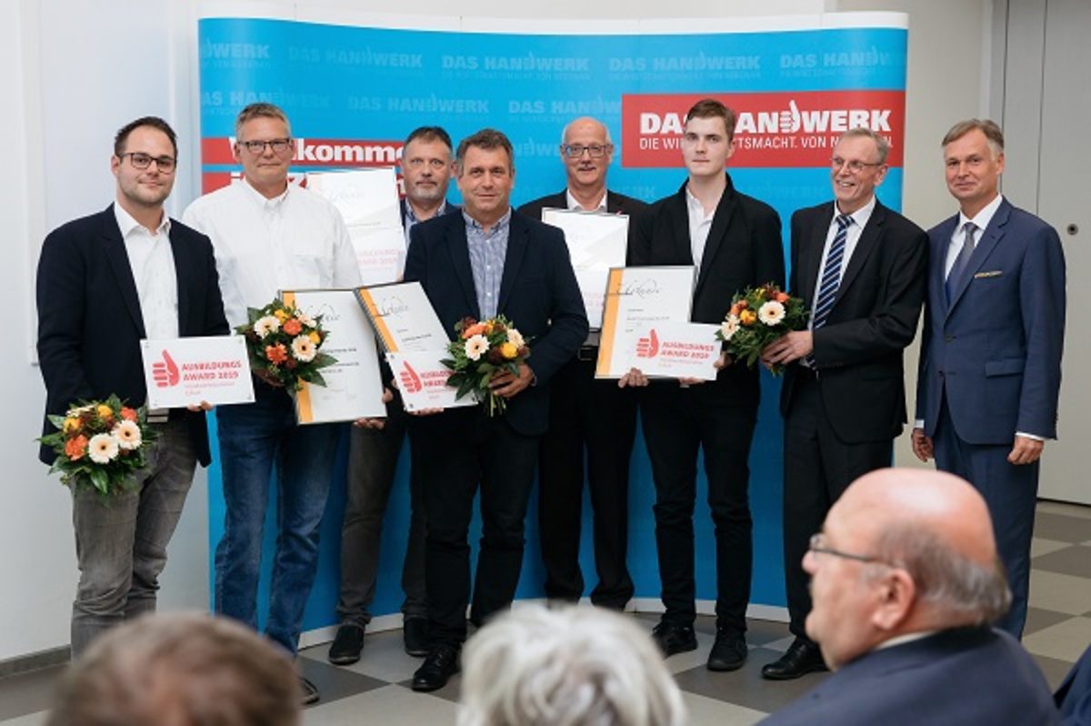 Verleihung des Ausbildungs-Awards 2019 der Handwerkskammer Erfurt am 21.08.2019 in Erfurt (Thüringen). Schlagwort(e): lth, Handwerk, Handwerkskammer, Ausbildung