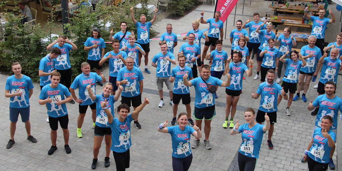 Trotz Corona und mit angepasstem Hygienekonzept: Das Team Handwerk war beim 12. RUN Thüringer Unternehmenslauf dabei. Trotz Corona und mit angepasstem Hygienekonzept: Das Team Handwerk war beim 12. RUN Thüringer Unternehmenslauf dabei.
