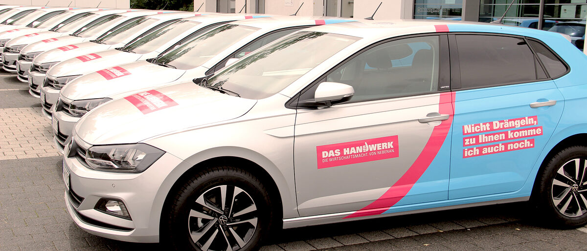 Neue mobile Werbeträger für das Handwerk. Neue mobile Werbeträger für das Handwerk.