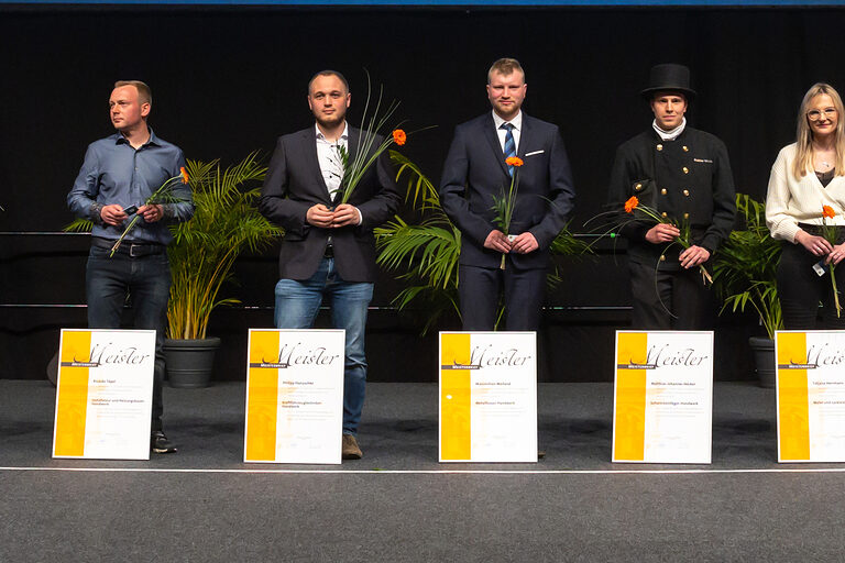 Meisterfeier Handwerkskammer Erfurt auf der Messe Erfurt Schlagwort(e): lth Handwerk HWK Meisterbriefe