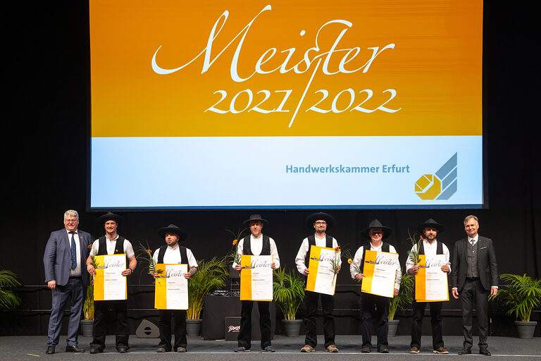 Meisterfeier Handwerkskammer Erfurt auf der Messe Erfurt Schlagwort(e): lth Handwerk HWK Meisterbriefe