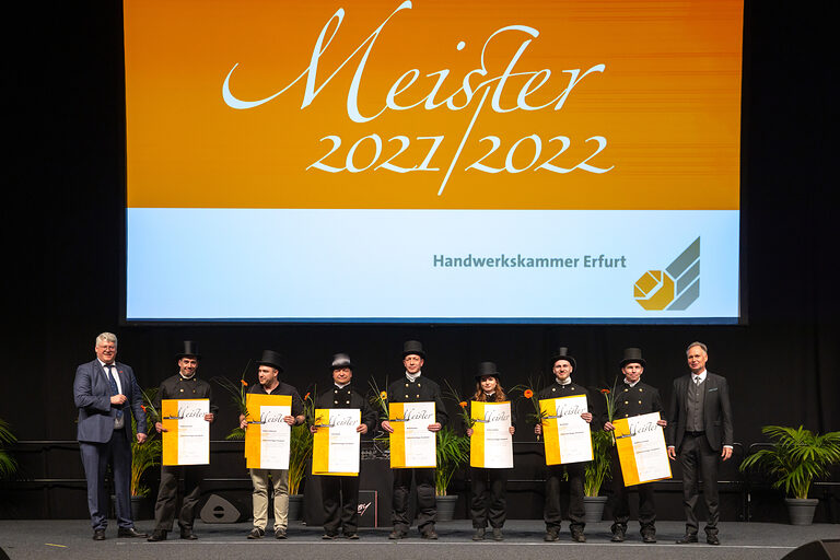 Meisterfeier Handwerkskammer Erfurt auf der Messe Erfurt Schlagwort(e): lth Handwerk HWK Meisterbriefe