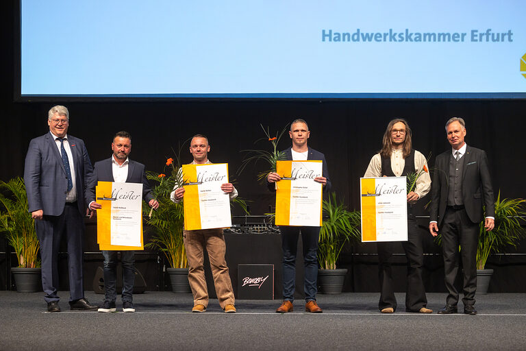 Meisterfeier Handwerkskammer Erfurt auf der Messe Erfurt Schlagwort(e): lth Handwerk HWK Meisterbriefe