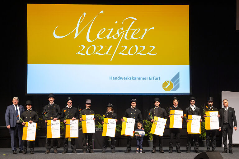 Meisterfeier Handwerkskammer Erfurt auf der Messe Erfurt Schlagwort(e): lth Handwerk HWK Meisterbriefe