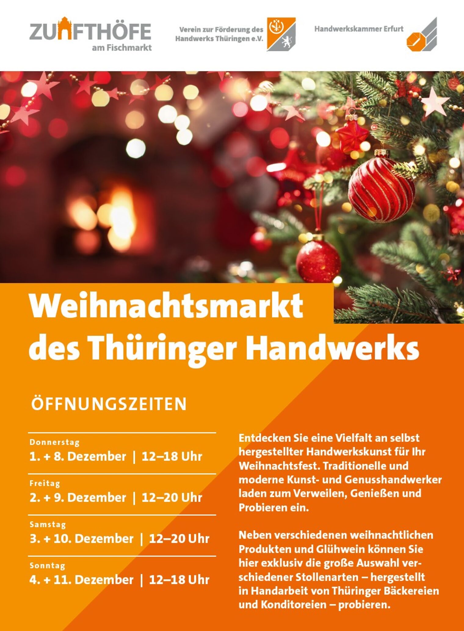 Weihnachtsmarkt des Thüringer Handwerks 2022