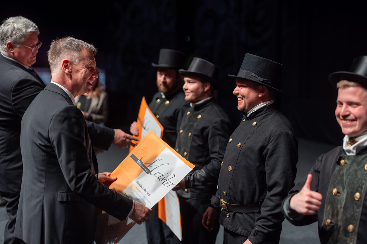 Meisterfeier der Handwerkskammer Erfurt in der Messehalle 1. Schlagwort(e): lth Handwerk