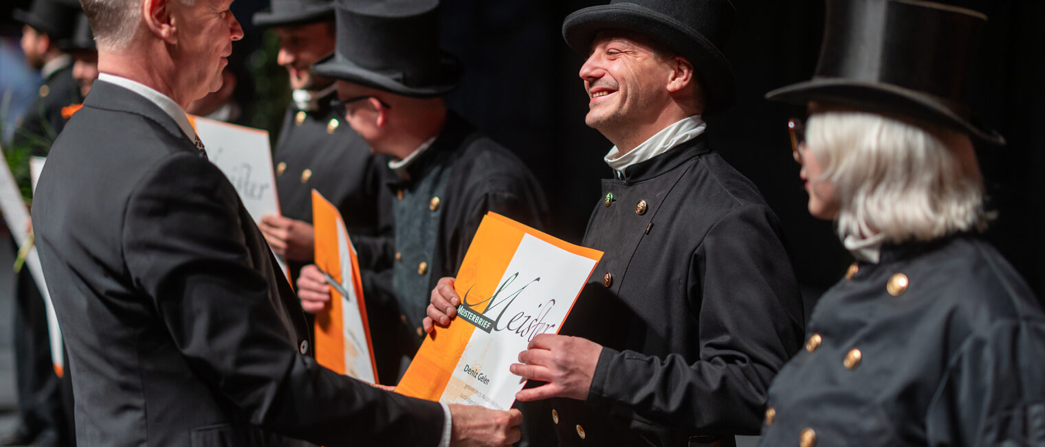 Meisterfeier der Handwerkskammer Erfurt in der Messehalle 1. Schlagwort(e): lth Handwerk