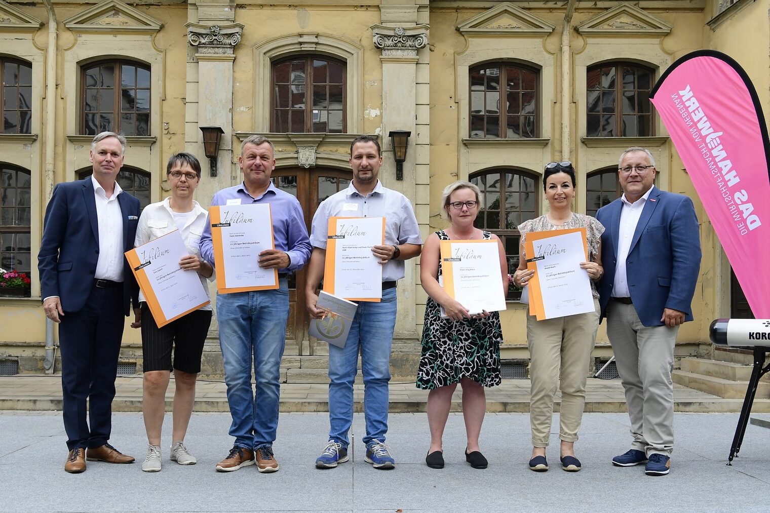 25 Jahre erfolgreich am Markt: Wir gratulieren unseren 25-jährigen Betriebsjubilaren herzlich!