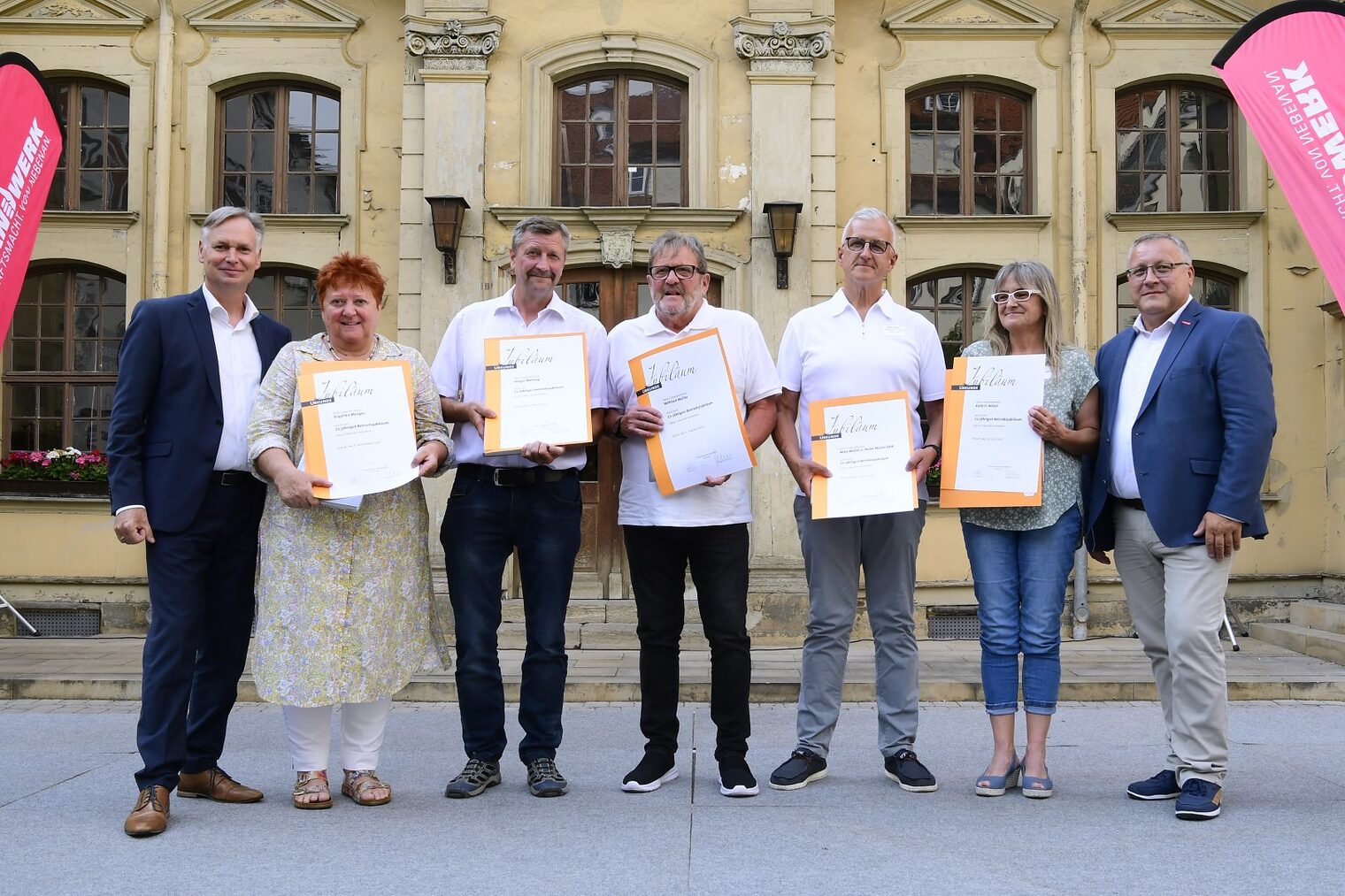 25 Jahre erfolgreich am Markt: Wir gratulieren unseren 25-jährigen Betriebsjubilaren herzlich!