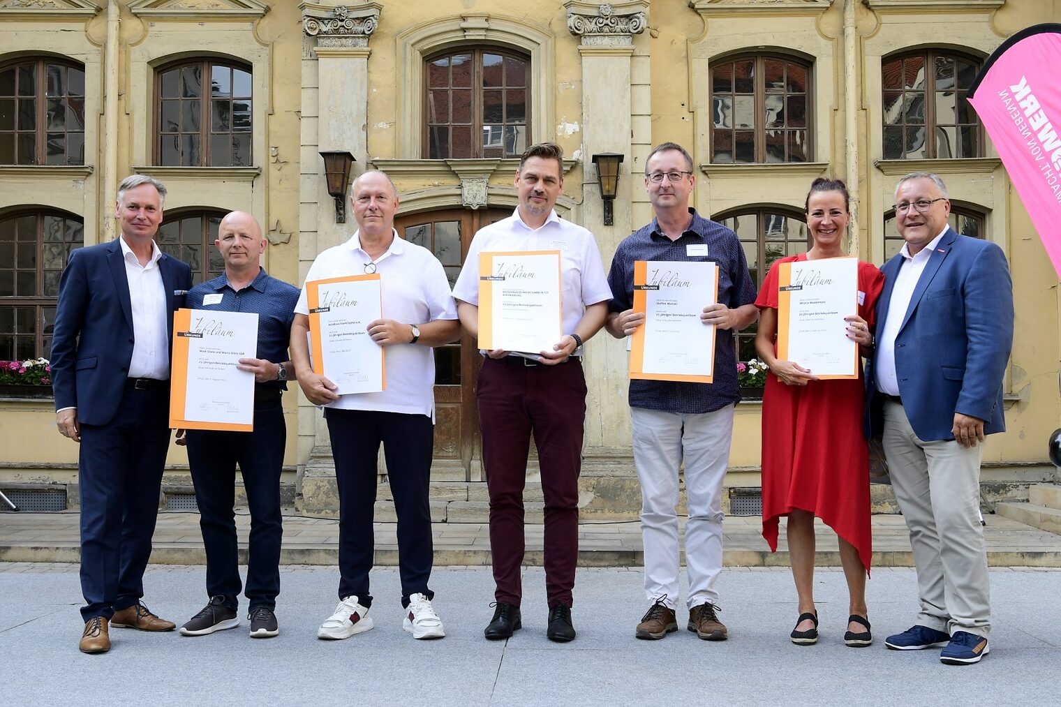 25 Jahre erfolgreich am Markt: Wir gratulieren unseren 25-jährigen Betriebsjubilaren herzlich!