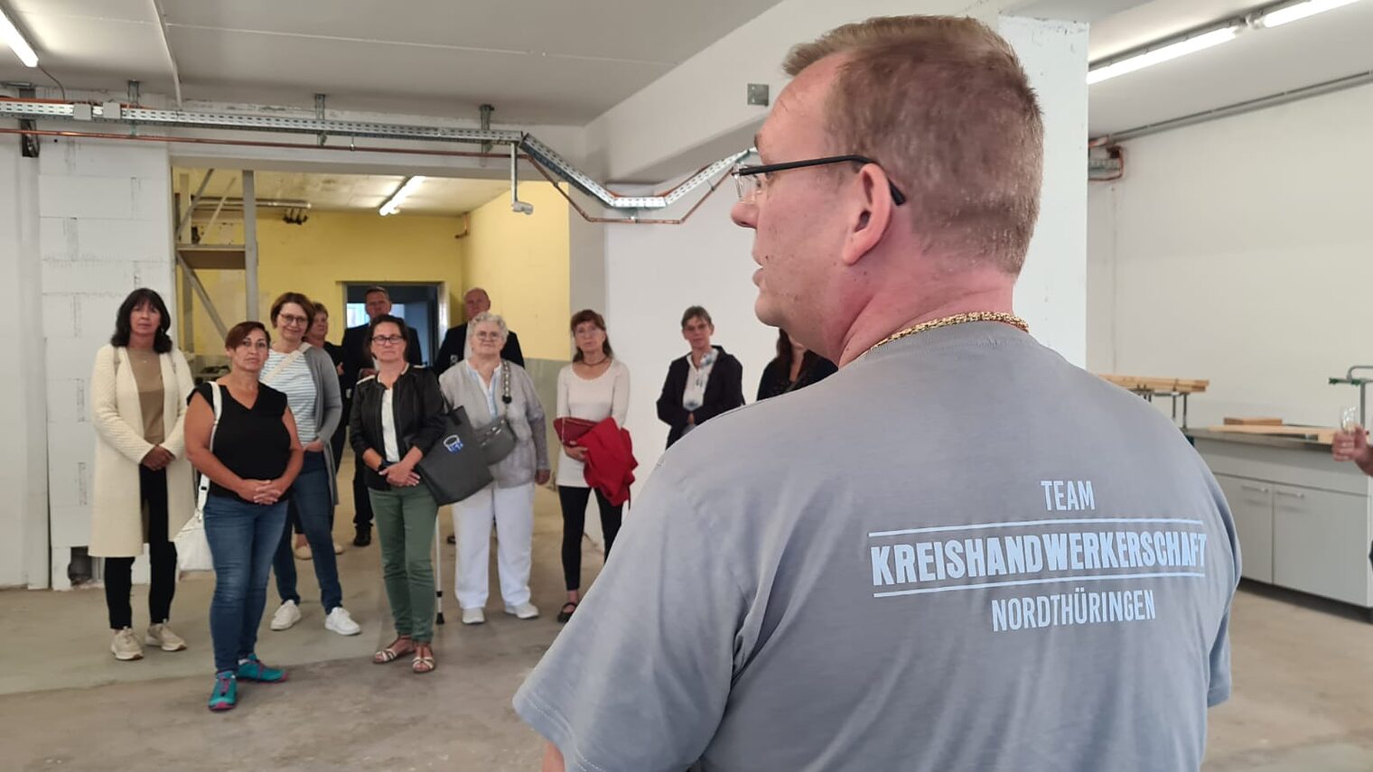 Die Kreishandwerkerschaft Nordthüringen hat zu einem Rundgang durch das neue Ausbildungszentrum in Leinefelde-Worbis eingeladen.