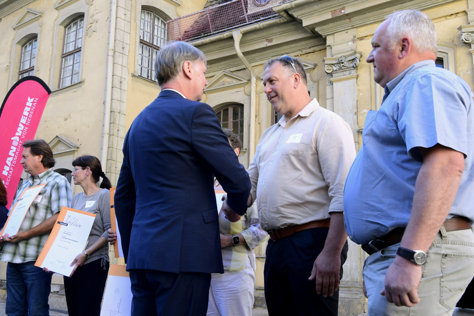 25-jähriges Betriebsjubiläum 2024: Handwerkskammer Erfurt zeichnet Betriebe mit 25-jähriger Geschichte aus. Ein Vierteljahrhundert erstklassige Handwerksarbeit: Herzlichen Glückwunsch zu 25 erfolgreichen Betriebsjahren!