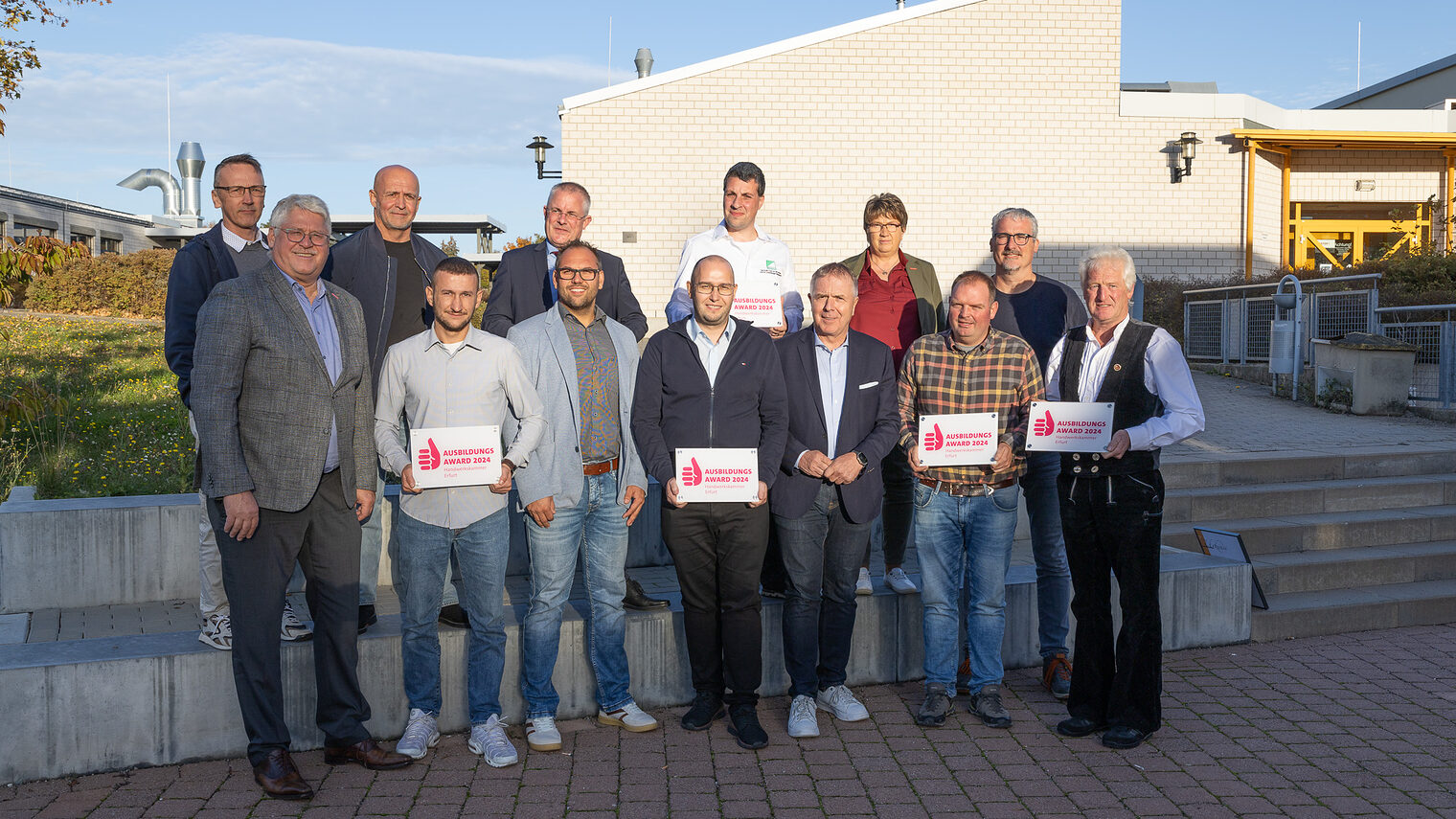 Jedes Jahr zeichnet die Handwerks-kammer Erfurt fünf vorbildliche Ausbildungsbetriebe aus.